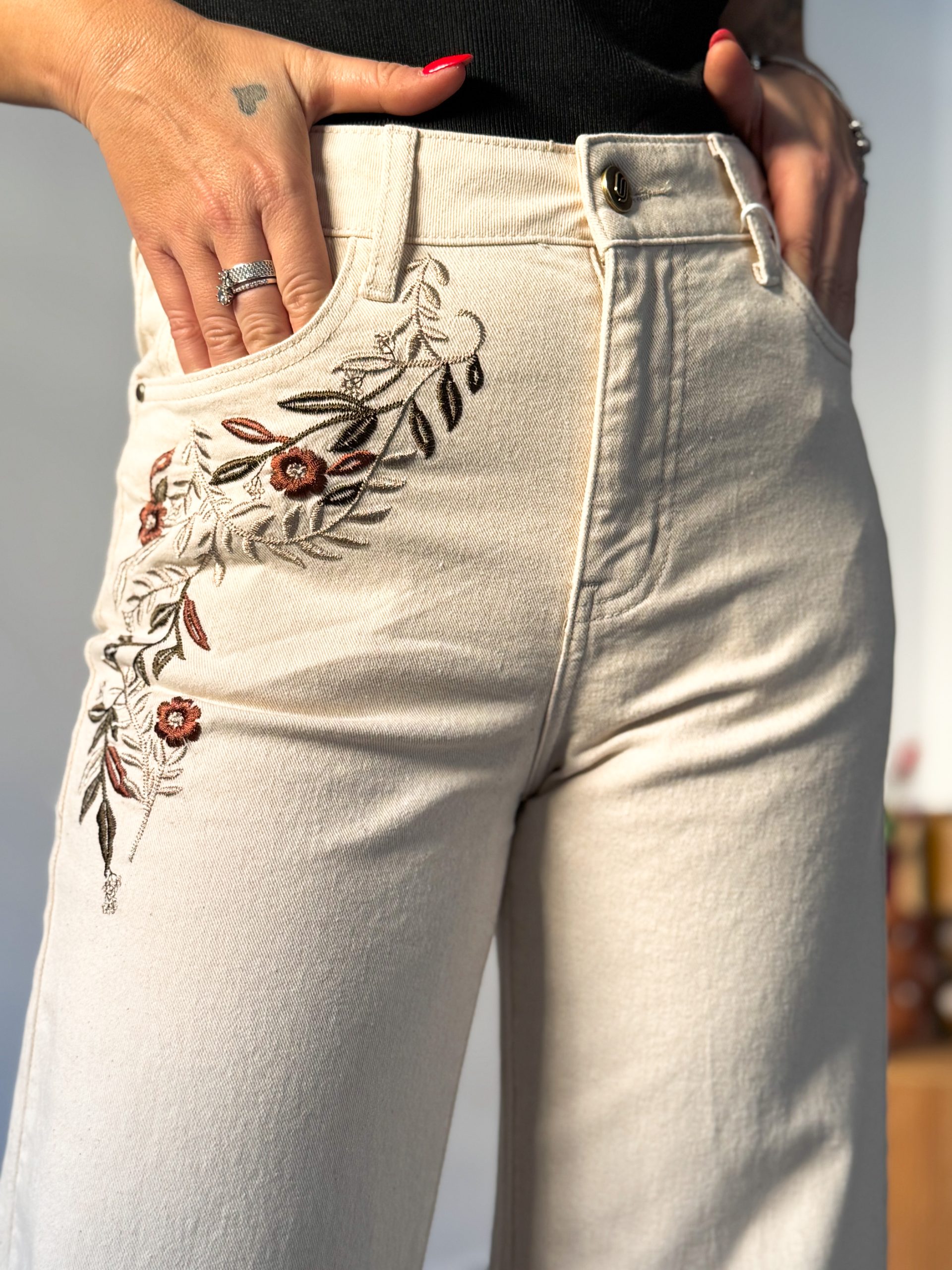 Denim FLOR beige