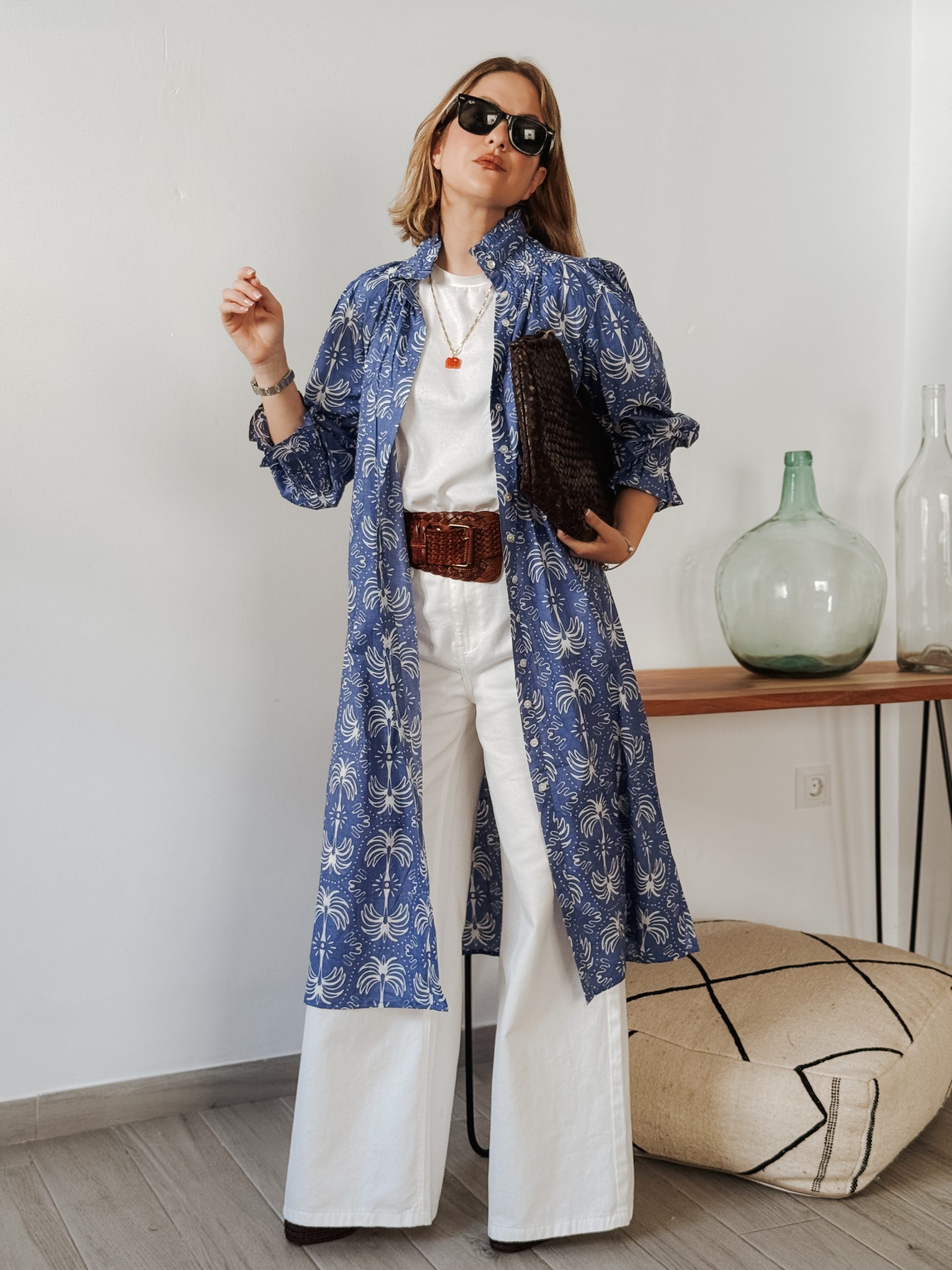 Vestido indio INDIRA pintado